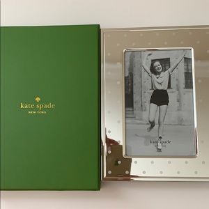 Kate Spade Silverplated frame 4x6